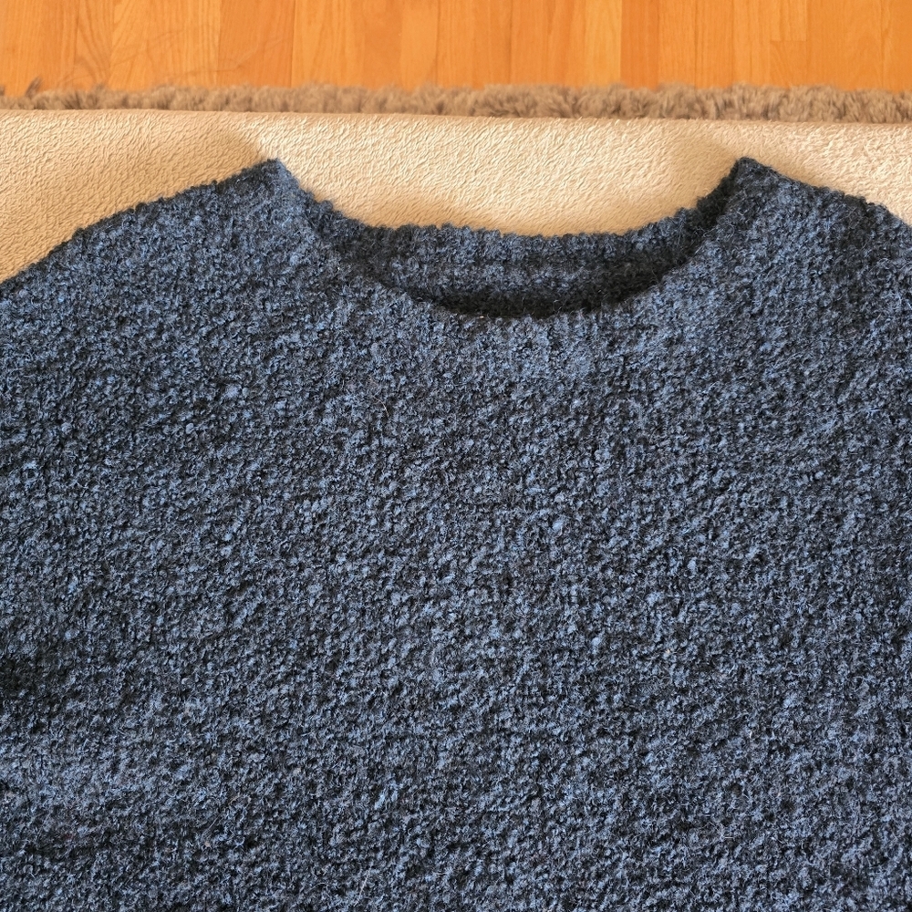 Zadig & Voltaire Athina Ma Oversized Textured Knit Wool Blend Sweater One Size - Picture 9 of 14